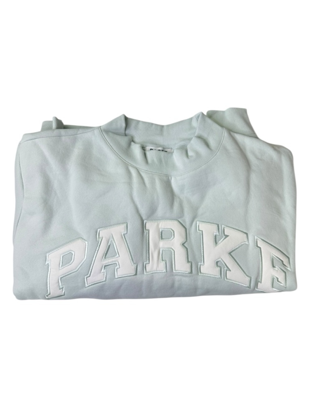 NEW Parke Bridal Varsity Mockneck Pale Blue Size XXL - Picture 6 of 7